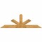 Ekena Millwork Saratoga Rough Sawn Timber Gable Bracket, Western Red Cedar, 84"W x 28"H x 4"D x 6"F, 8/12 Pitch GBW084X28X0406SAR00RWR - alternate 1